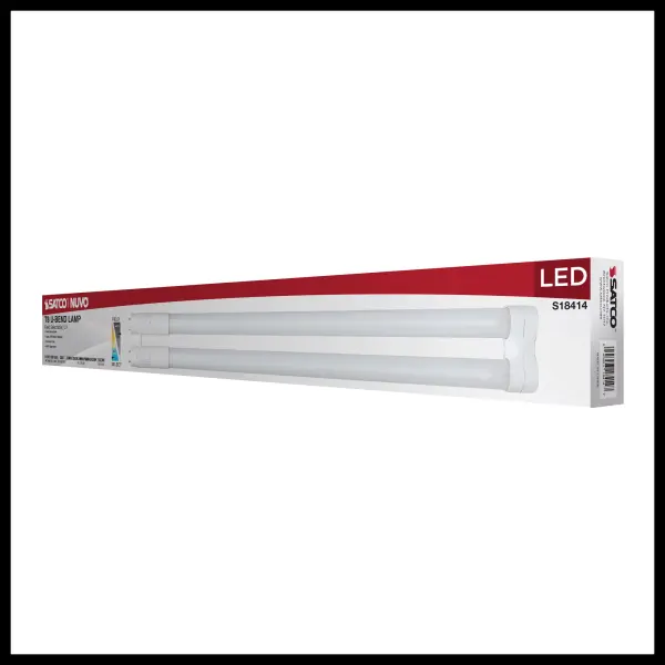 11.5/13/15 Wattage Selectable T8 U-Bend LED - 30K/35K/40K/50K/65K CCT Selectable - 1-Inch - Frost Finish - 120-277 Range Voltage - Image 7