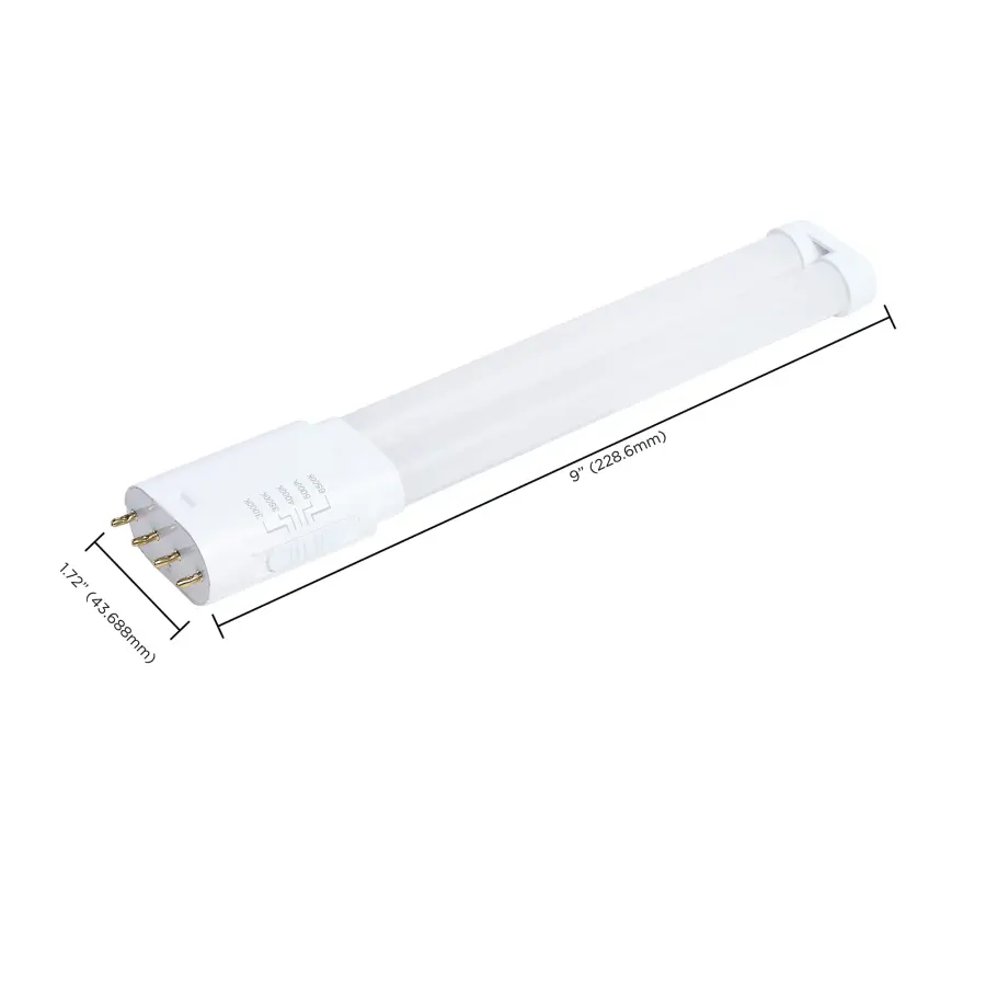 8 Watt PLL LED - 2G11 Base - 30K/35K/40K/50K/65K CCT Selectable - Type A/B - 120-277 Volt - Image 14