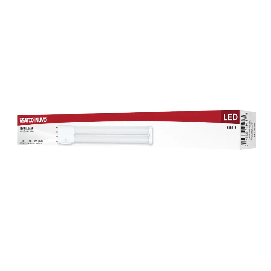 16 Watt PLL LED - 2G11 Base - 30K/35K/40K/50K/65K CCT Selectable - Type A/B - 120-277 Volt - Image 13