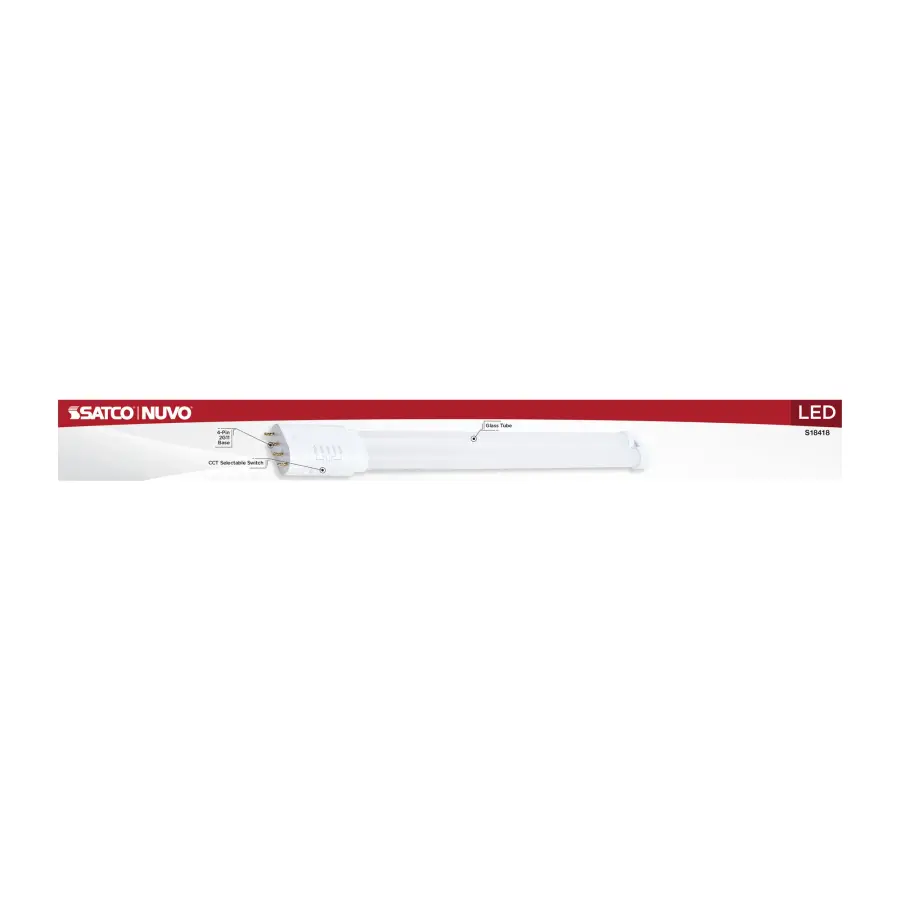 16 Watt PLL LED - 2G11 Base - 30K/35K/40K/50K/65K CCT Selectable - Type A/B - 120-277 Volt - Image 7