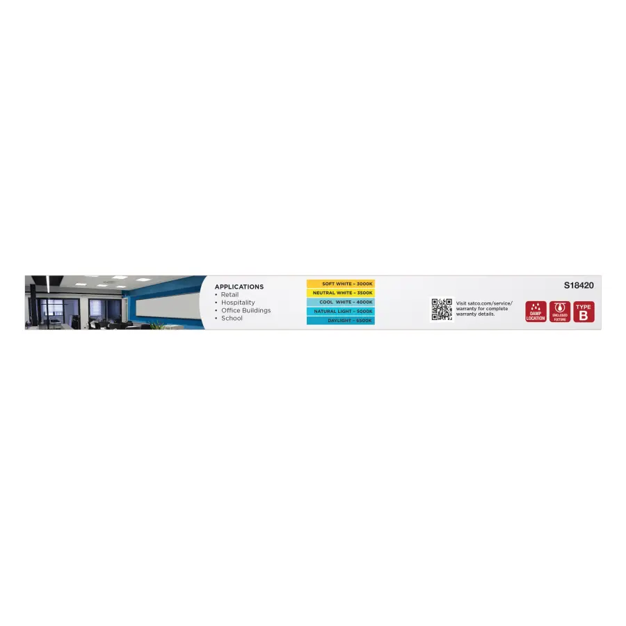 8.5 Watt PLL LED - 2G11 Base - 30K/35K/40K/50K/65K CCT Selectable - Ballast Bypass - 120-277 Volt - Image 7
