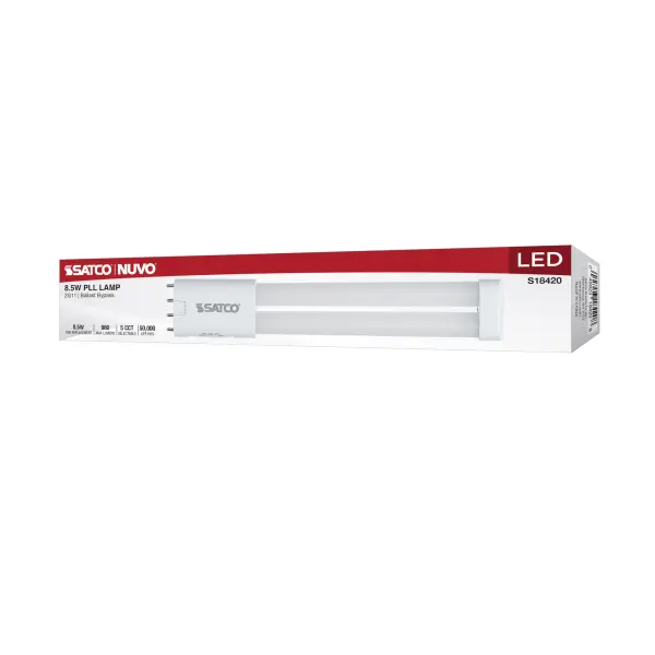 8.5 Watt PLL LED - 2G11 Base - 30K/35K/40K/50K/65K CCT Selectable - Ballast Bypass - 120-277 Volt - Image 9