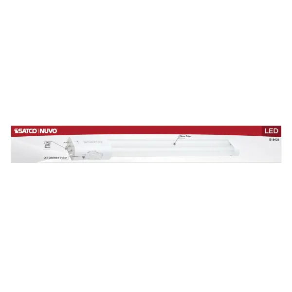 10 Watt PLL LED - 2G11 Base - 30K/35K/40K/50K/65K CCT Selectable - Ballast Bypass - 120-277 Volt - Image 5