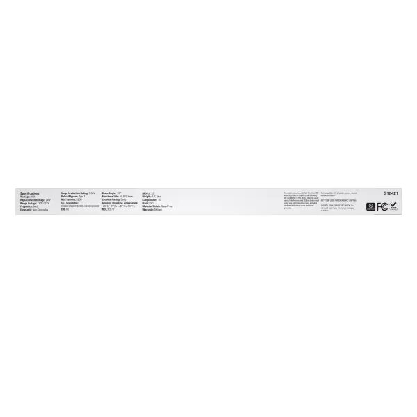 10 Watt PLL LED - 2G11 Base - 30K/35K/40K/50K/65K CCT Selectable - Ballast Bypass - 120-277 Volt - Image 6