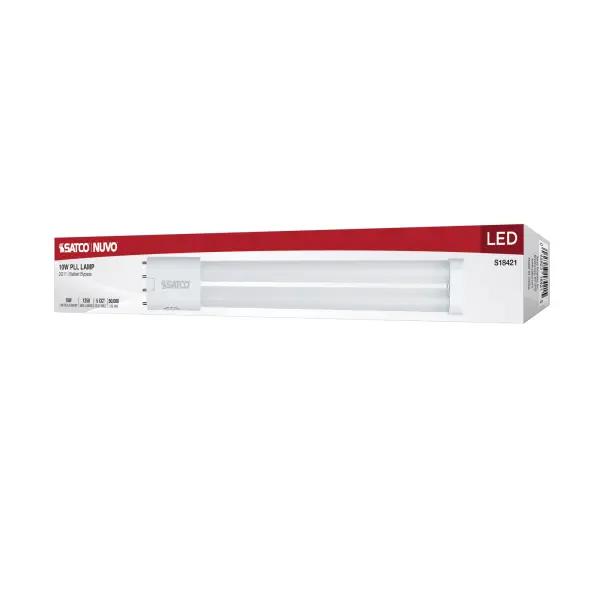 10 Watt PLL LED - 2G11 Base - 30K/35K/40K/50K/65K CCT Selectable - Ballast Bypass - 120-277 Volt - Image 9