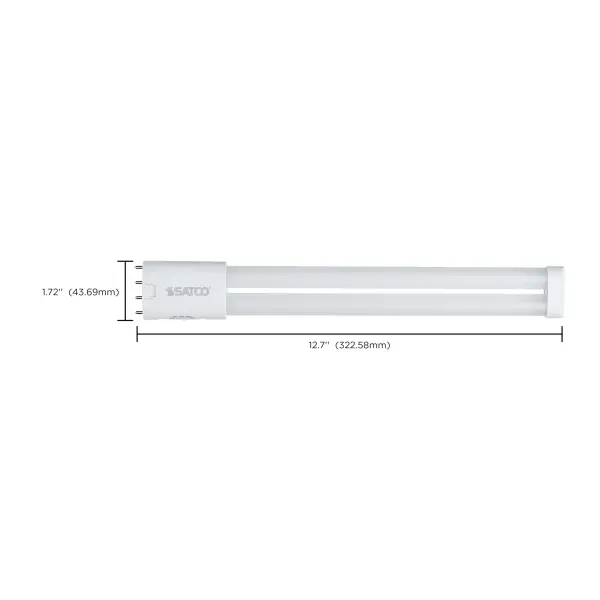 10 Watt PLL LED - 2G11 Base - 30K/35K/40K/50K/65K CCT Selectable - Ballast Bypass - 120-277 Volt - Image 10