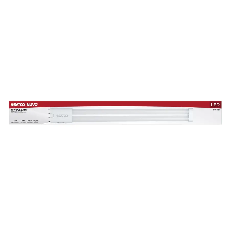 16 Watt PLL LED - 2G11 Base - 30K/35K/40K/50K/65K CCT Selectable - Ballast Bypass - 120-277 Volt - Image 4