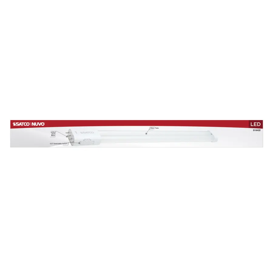 16 Watt PLL LED - 2G11 Base - 30K/35K/40K/50K/65K CCT Selectable - Ballast Bypass - 120-277 Volt - Image 5