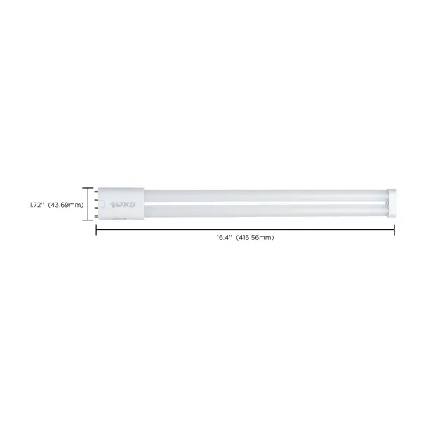 16 Watt PLL LED - 2G11 Base - 30K/35K/40K/50K/65K CCT Selectable - Ballast Bypass - 120-277 Volt - Image 10