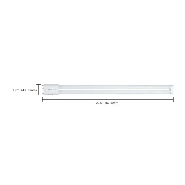 20 Watt PLL LED - 2G11 Base - 30K/35K/40K/50K/65K CCT Selectable - Ballast Bypass - 120-277 Volt - Image 10