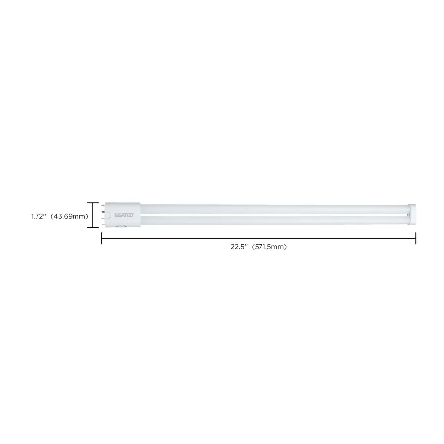 20 Watt PLL LED - 2G11 Base - 30K/35K/40K/50K/65K CCT Selectable - Ballast Bypass - 120-277 Volt - Image 10
