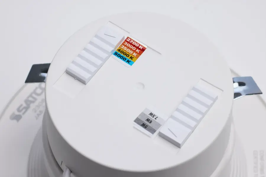 LED Retrofit Downlight - 5/6/7.5 Wattage Selectable - CCT and Lumens Selectable - 120 Volt - ColorQuick and PowerQuick Technology - Round - White Finish - Image 5