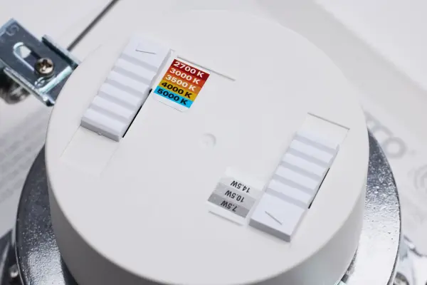 LED Retrofit Downlight - 7.5/10.5/14.5 Wattage Selectable - CCT and Lumens Selectable - 120 Volt - ColorQuick and PowerQuick Technology - Square - White Finish - Image 7