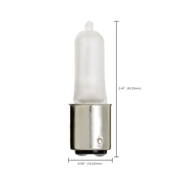150 Watt - Halogen - T4 1/2 - Frosted - 2000 Average rated hours - 2430 Lumens - DC Bay base - 120 Volt - Image 8