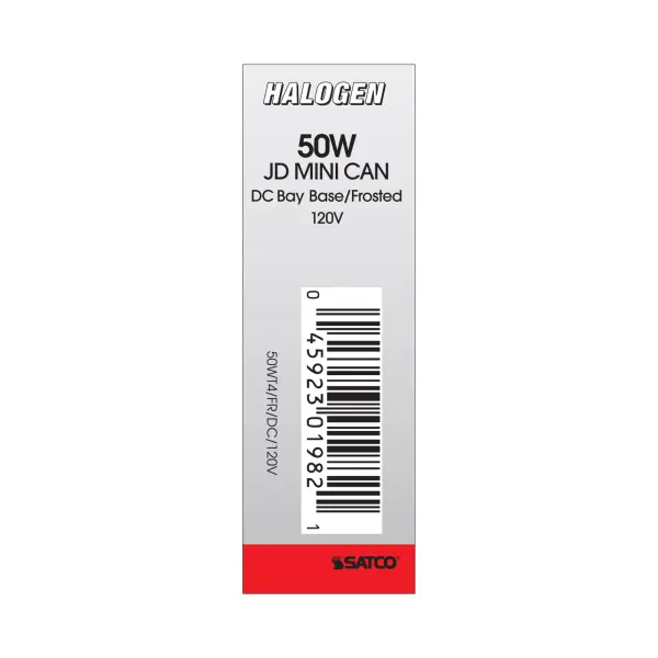 50 Watt - Halogen - T4 - Frosted - 2000 Average rated hours - 675 Lumens - DC Bay base - 120 Volt - Image 4