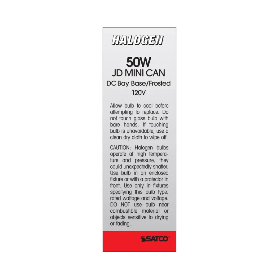 50 Watt - Halogen - T4 - Frosted - 2000 Average rated hours - 675 Lumens - DC Bay base - 120 Volt - Image 5