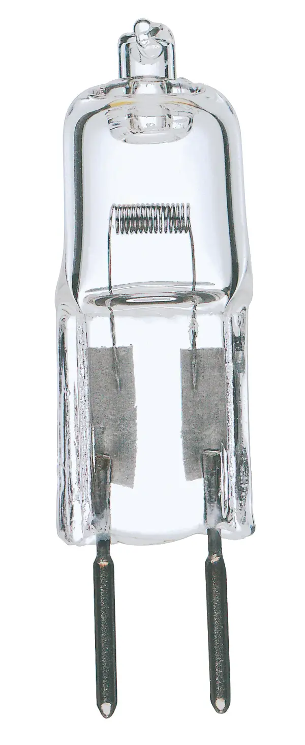 20 Watt - Halogen - T3 - Clear - 2000 Average rated hours - 260 Lumens - Bi Pin G4 base - 24 Volt