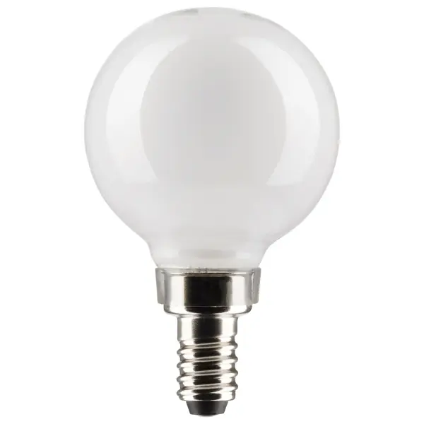 Satco's 3-watt LED lamp is traditional, yet contemporary with its sleek finish and energy saving LED technology. Elegantly illuminate any room in the house with this dimmable, globe shaped bulb. Sophisticated and modern, this lamp delivers 15,000 hours of warm white light.