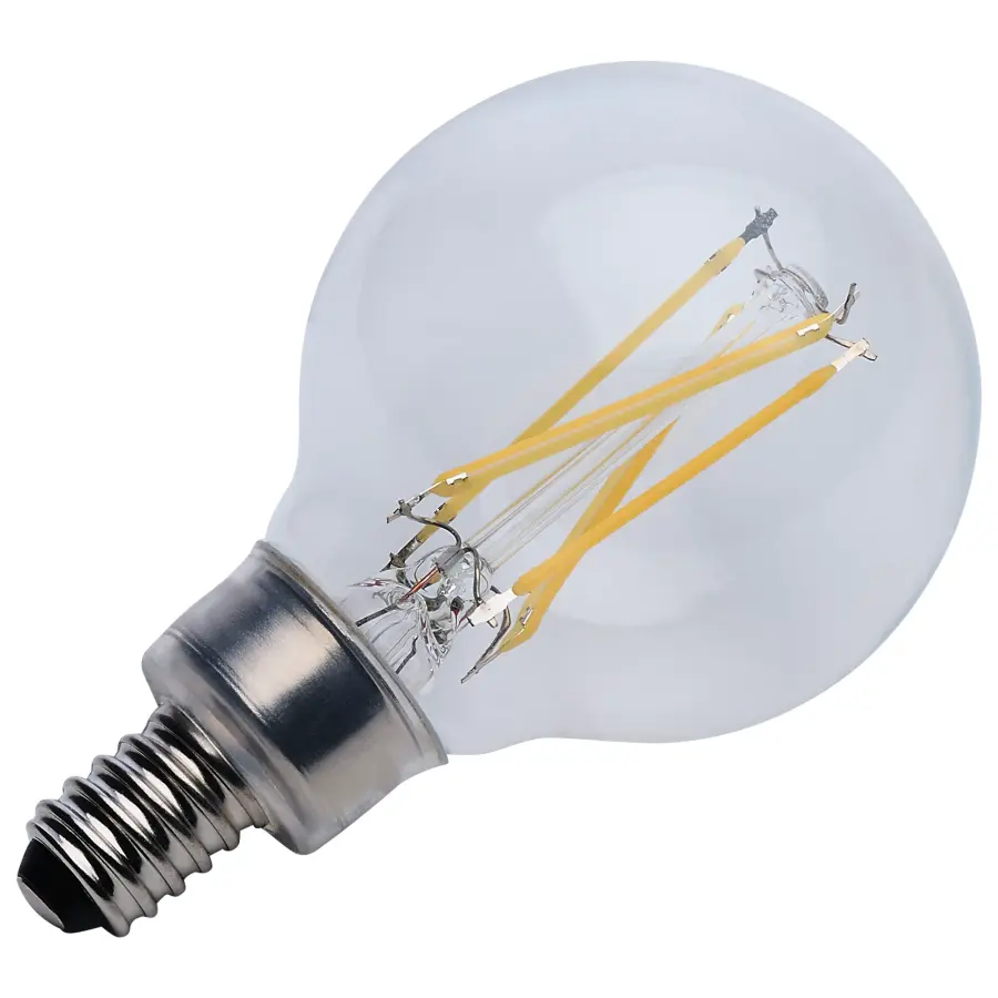 4 Watt G16.5 LED Filament - Clear - Candelabra base - 90 CRI - 3000K - 120 Volt - Image 13