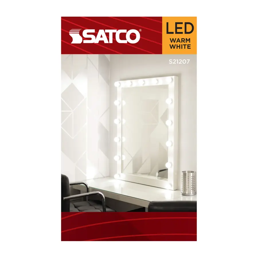 4.5 Watt G16.5 LED Filament - White - Candelabra base - 90 CRI - 2700K - 120 Volt - Image 5