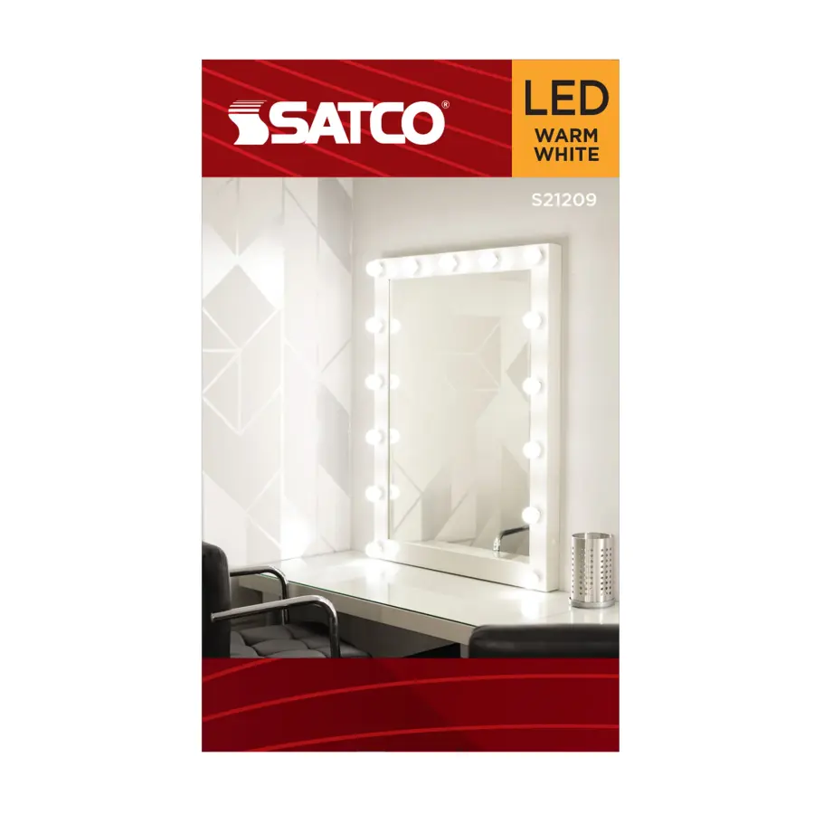 5.5 Watt G16.5 LED Filament - Clear - Candelabra base - 90 CRI - 2700K - 120 Volt - Image 6