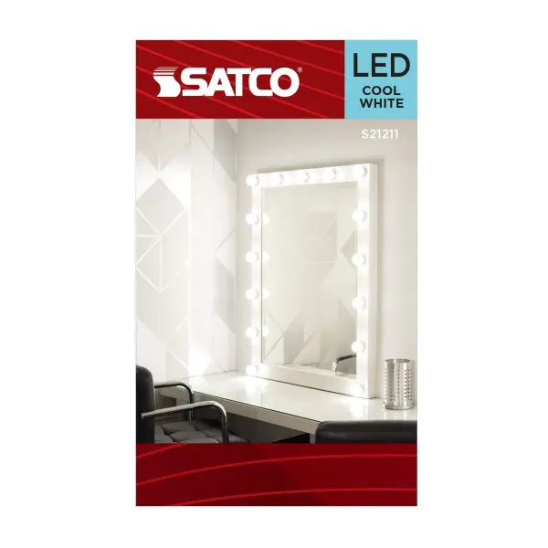 5.5 Watt G16.5 LED Filament - Clear - Candelabra base - 90 CRI - 4000K - 120 Volt - Image 5