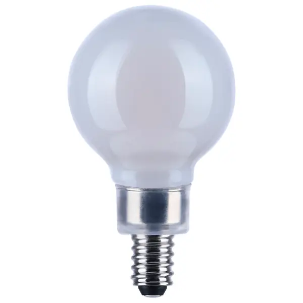 Satco's 5.5-watt LED lamp is traditional, yet contemporary with its sleek finish and energy saving LED technology. Elegantly illuminate any room in the house with this dimmable, globe shaped bulb. Sophisticated and modern, this lamp delivers 15,000 hours of cool white light.