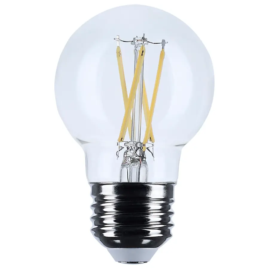 4 Watt G16.5 LED Filament - Clear - Medium base - 90 CRI - 3000K - 120 Volt - Image 1