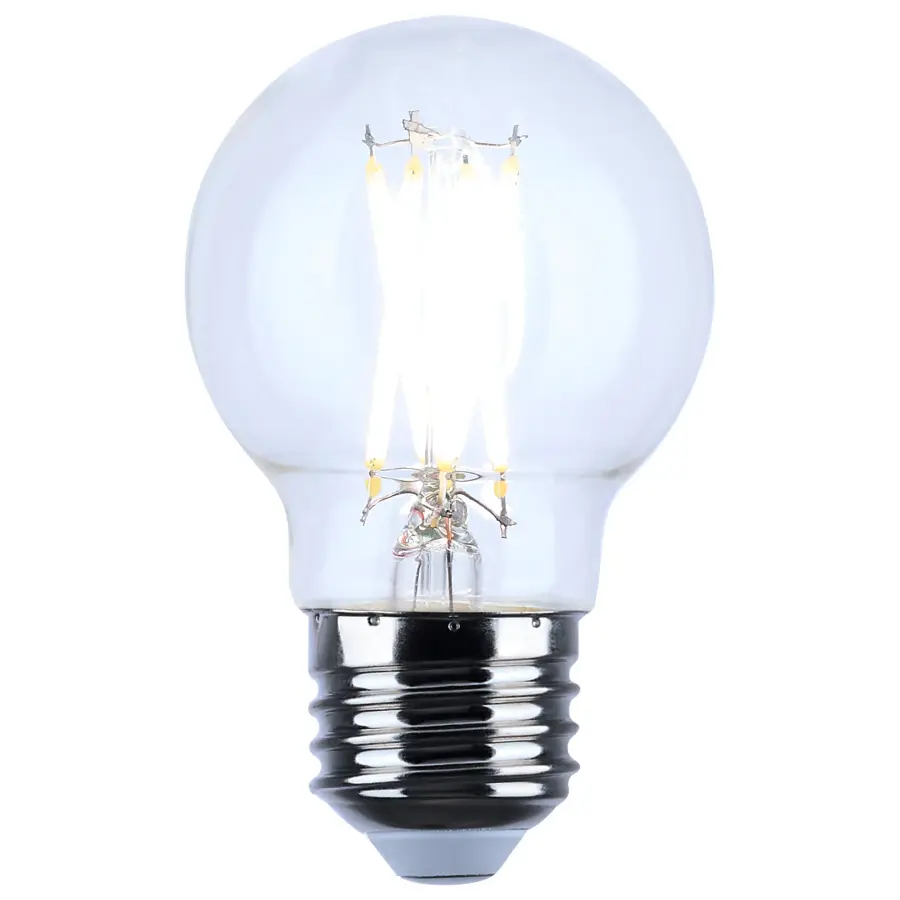 5.5 Watt G16.5 LED Filament - Clear - Medium base - 90 CRI - 2700K - 120 Volt - Image 2