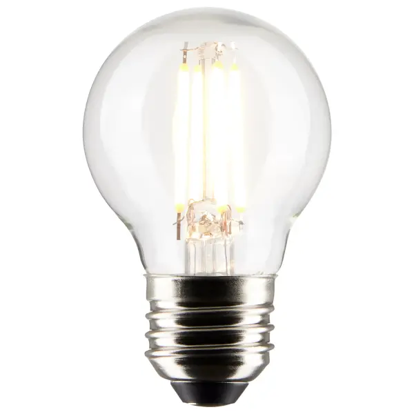 Satco's 5.5-watt LED lamp is traditional, yet contemporary with its vintage style and energy saving LED technology. Elegantly illuminate any room in the house with this dimmable, globe shaped bulb. Sophisticated and modern, this lamp delivers 15,000 hours of cool white light. - alternate view