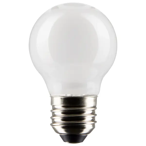 Satco's 5.5-watt LED lamp is traditional, yet contemporary with its sleek finish and energy saving LED technology. Elegantly illuminate any room in the house with this dimmable, globe shaped bulb. Sophisticated and modern, this lamp delivers 15,000 hours of warm white light.