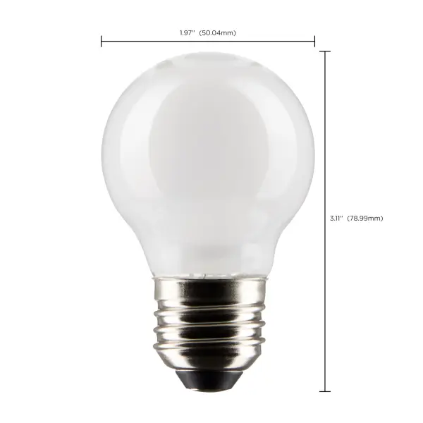 5.5 Watt G16.5 LED Filament - White - Medium base - 90 CRI - 3000K - 120 Volt - Image 10
