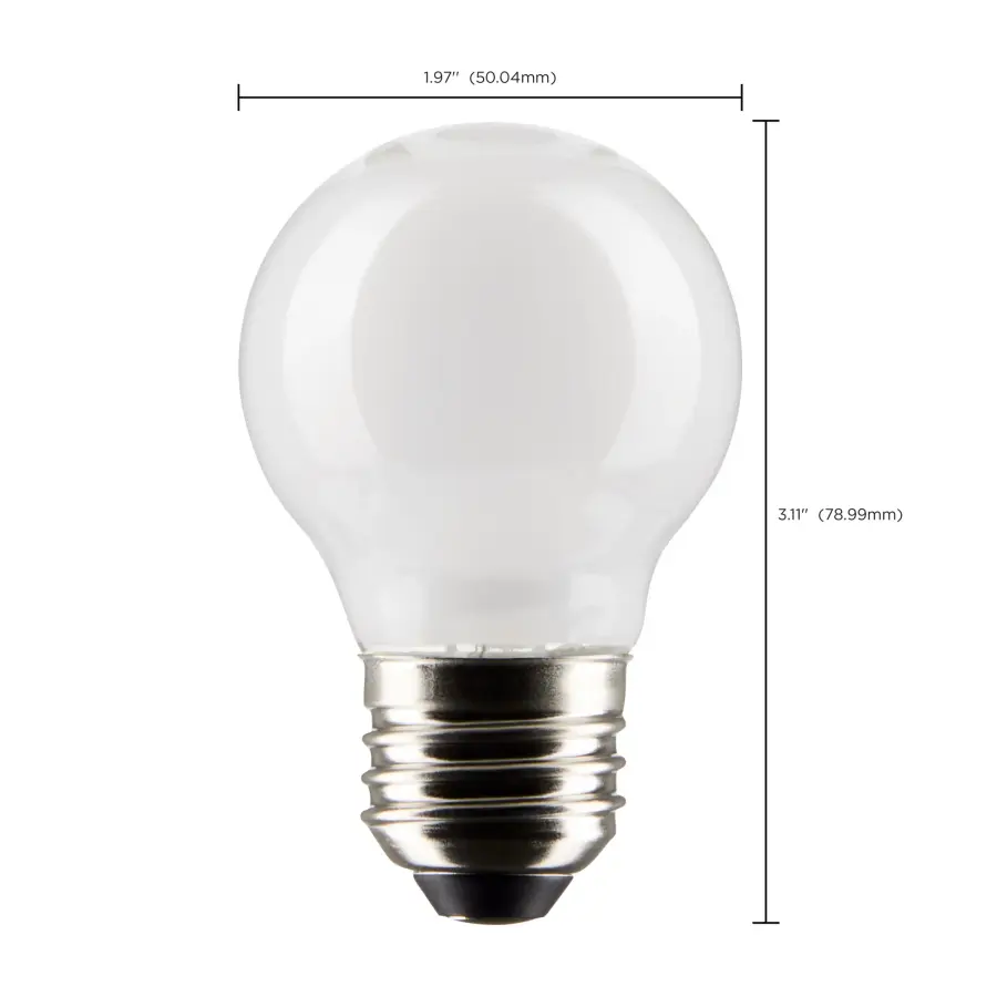 5.5 Watt G16.5 LED Filament - White - Medium base - 90 CRI - 3000K - 120 Volt - Image 10