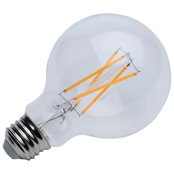 6 Watt G25 LED Filament - Clear - Medium base - 90 CRI - 3000K - 120 Volt - Image 11