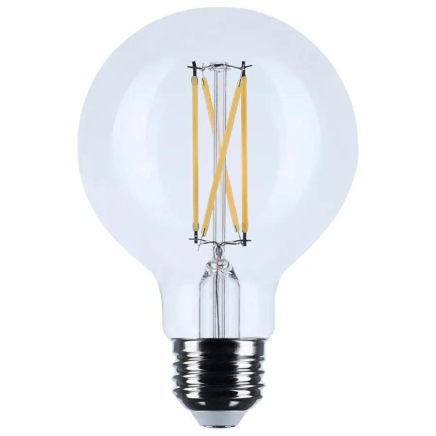 6 Watt G25 LED Filament - Clear - Medium base - 90 CRI - 4000K - 120 Volt - Image 1