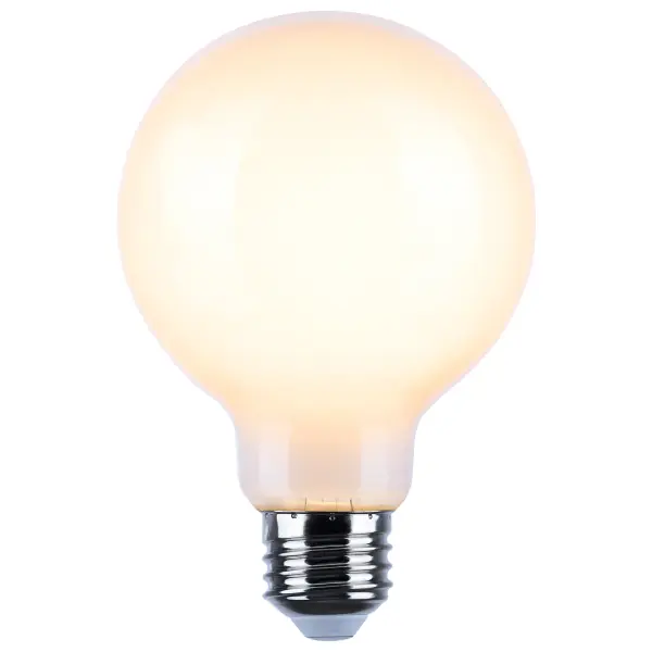 Satco's 6-watt LED lamp is traditional, yet contemporary with its sleek finish and energy saving LED technology. Elegantly illuminate any room in the house with this dimmable, globe shaped bulb. Sophisticated and modern, this lamp delivers 15,000 hours of warm white light. - alternate view