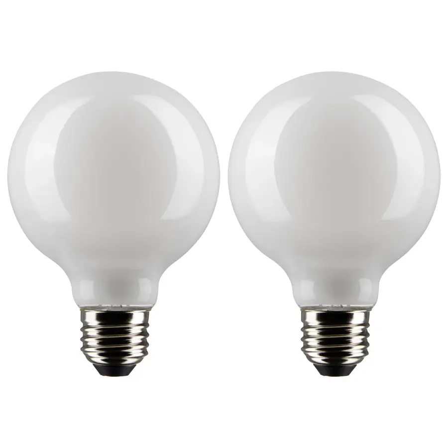4.5 Watt G25 LED Filament - White - Medium base - 90 CRI - 2700K - 120 Volt - 2 Pack - Image 3