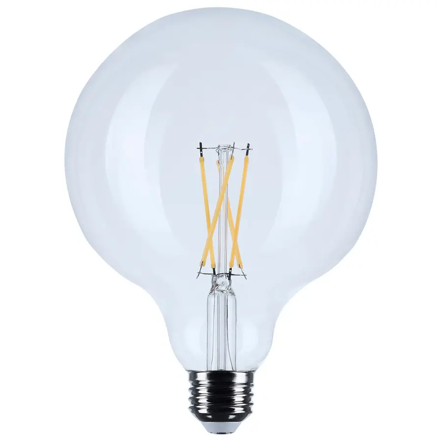 4 Watt G40 LED Filament - Clear - Medium base - 90 CRI - 2700K - 120 Volt - Image 1