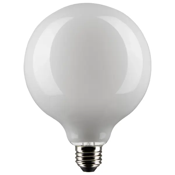 Satco's 4.5-watt LED lamp is traditional, yet contemporary with its sleek finish and energy saving LED technology. Elegantly illuminate any room in the house with this dimmable, globe shaped bulb. Sophisticated and modern, this lamp delivers 15,000 hours of cool white light.