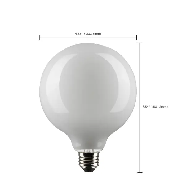4.5 Watt G40 LED Filament - White - Medium base - 90 CRI - 4000K - 120 Volt - Image 10