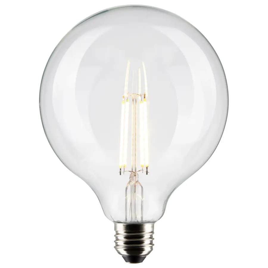 8 Watt G40 LED Filament - Clear - Medium base - 90 CRI - 3000K - 120 Volt - Image 2