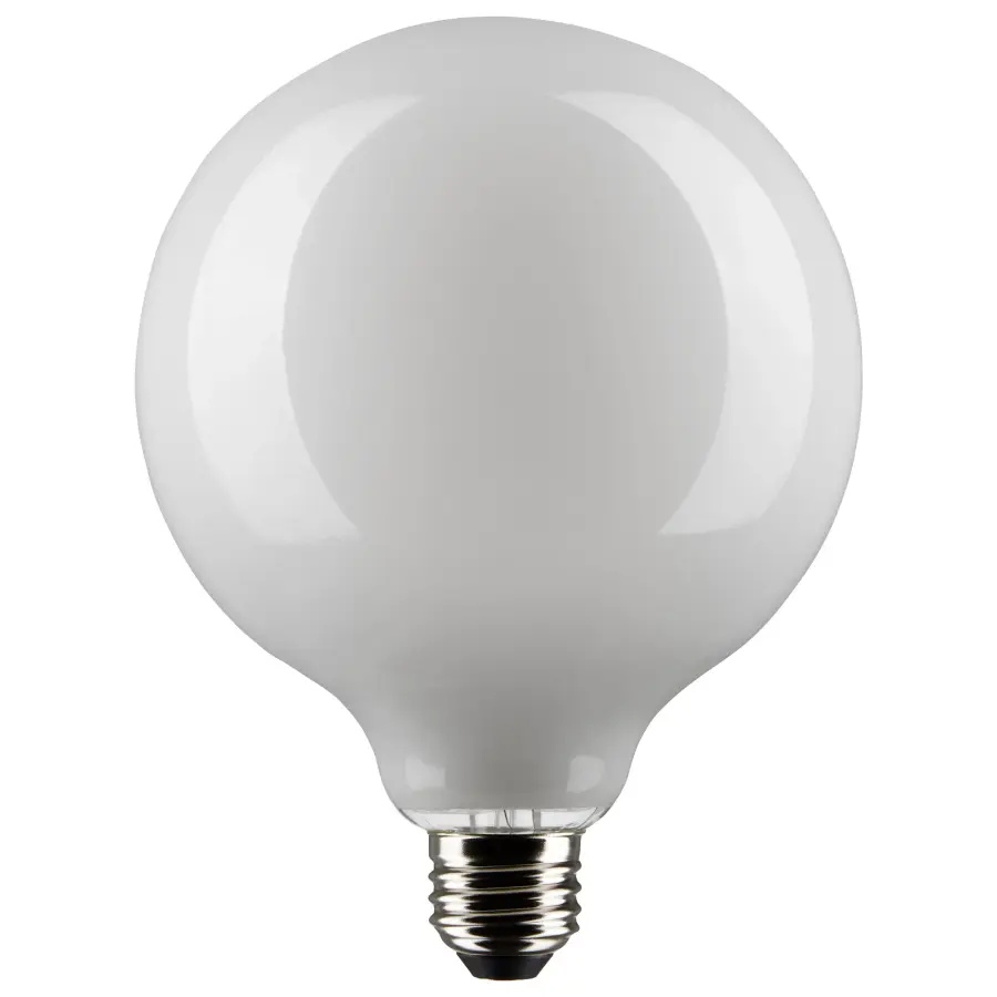 8 Watt G40 LED Filament - White - Medium base - 90 CRI - 3000K - 120 Volt - Image 1