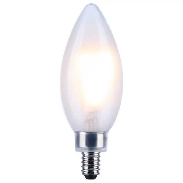 Satco's 5.5-watt LED lamp is traditional, yet contemporary with its sleek finish and energy saving LED technology. Elegantly illuminate any room in the house with this dimmable, frost finished bulb. Sophisticated and modern, this lamp delivers 15,000 hours of soft white light. - alternate view