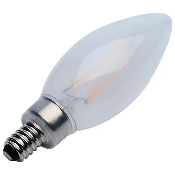 5.5 Watt B11 LED Filament - Frost - Candelabra base - 90 CRI - 3000K - 120 Volt - Image 12