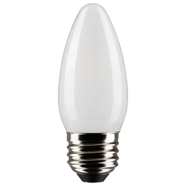 Satco's 3-watt LED lamp is traditional, yet contemporary with its sleek finish and energy saving LED technology. Elegantly illuminate any room in the house with this dimmable, frost finished bulb. Sophisticated and modern, this lamp delivers 15,000 hours of warm white light.