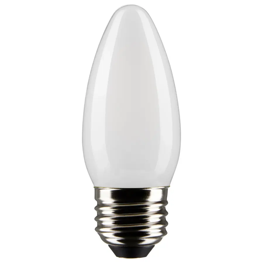 4 Watt B11 LED Filament - Frost - Medium base - 90 CRI - 4000K - 120 Volt - Image 1