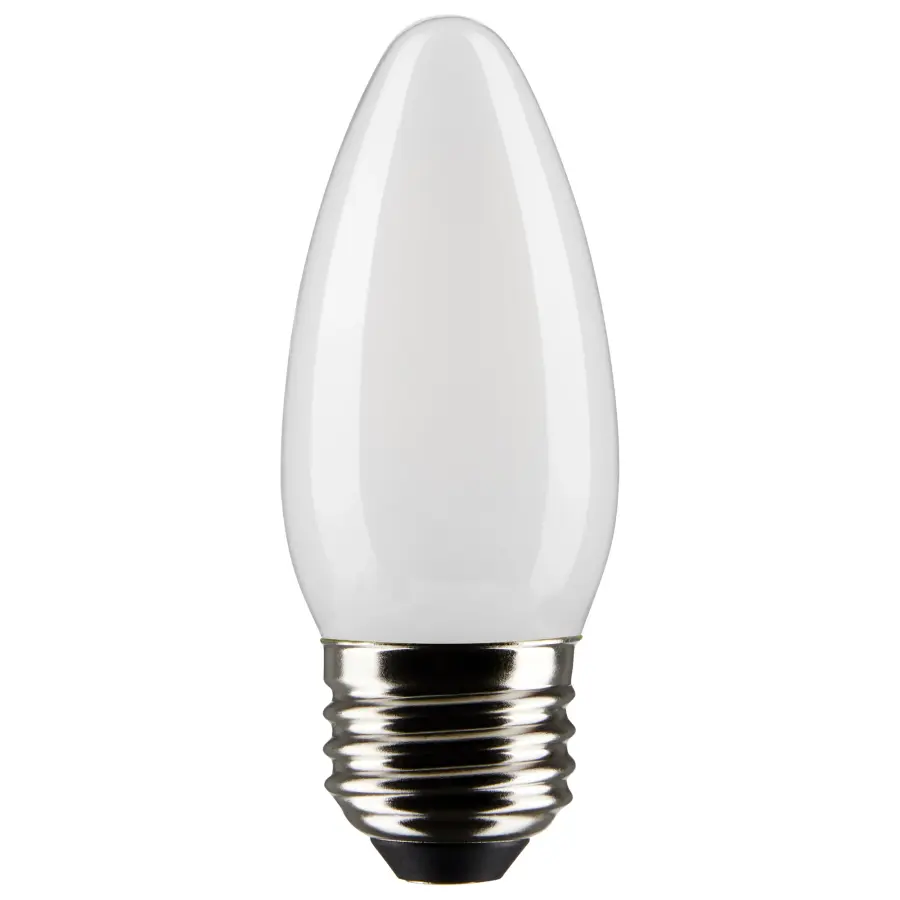 5.5 Watt B11 LED Filament - Frost - Medium base - 90 CRI - 4000K - 120 Volt - Image 1