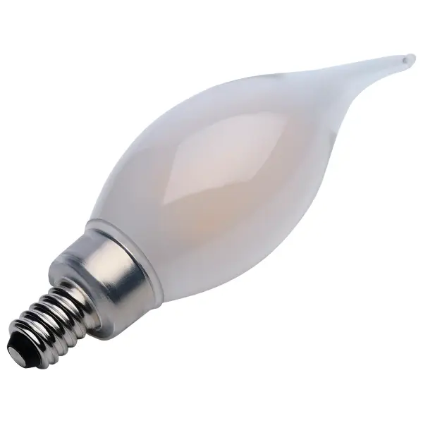5.5 Watt CA10 LED Filament - Frost - Candelabra base - 90 CRI - 2700K - 120 Volt - Image 12
