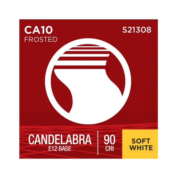 5.5 Watt CA10 LED Filament - Frost - Candelabra base - 90 CRI - 3000K - 120 Volt - Image 13