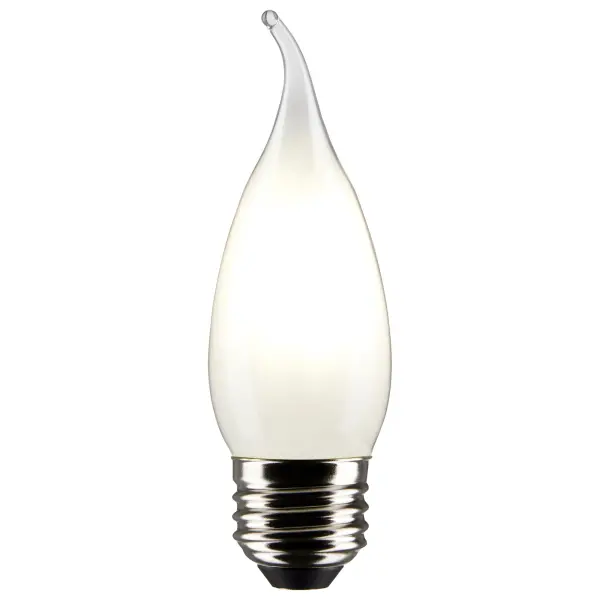 3 Watt CA10 LED Filament - Frost - Medium base - 90 CRI - 2700K - 120 Volt - Image 2